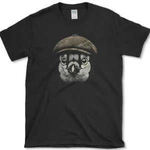 Bird in Tweed T-Shirt 7 blue jay in tweed t shirt essential tees s black essential tees bird wearing flat cap essential tees premium apparel 1256619822