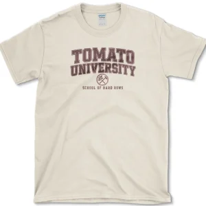 school of hard rows t shirt essential tees s natural essential tees tomato university essential tees school of hard knocks 1256619965