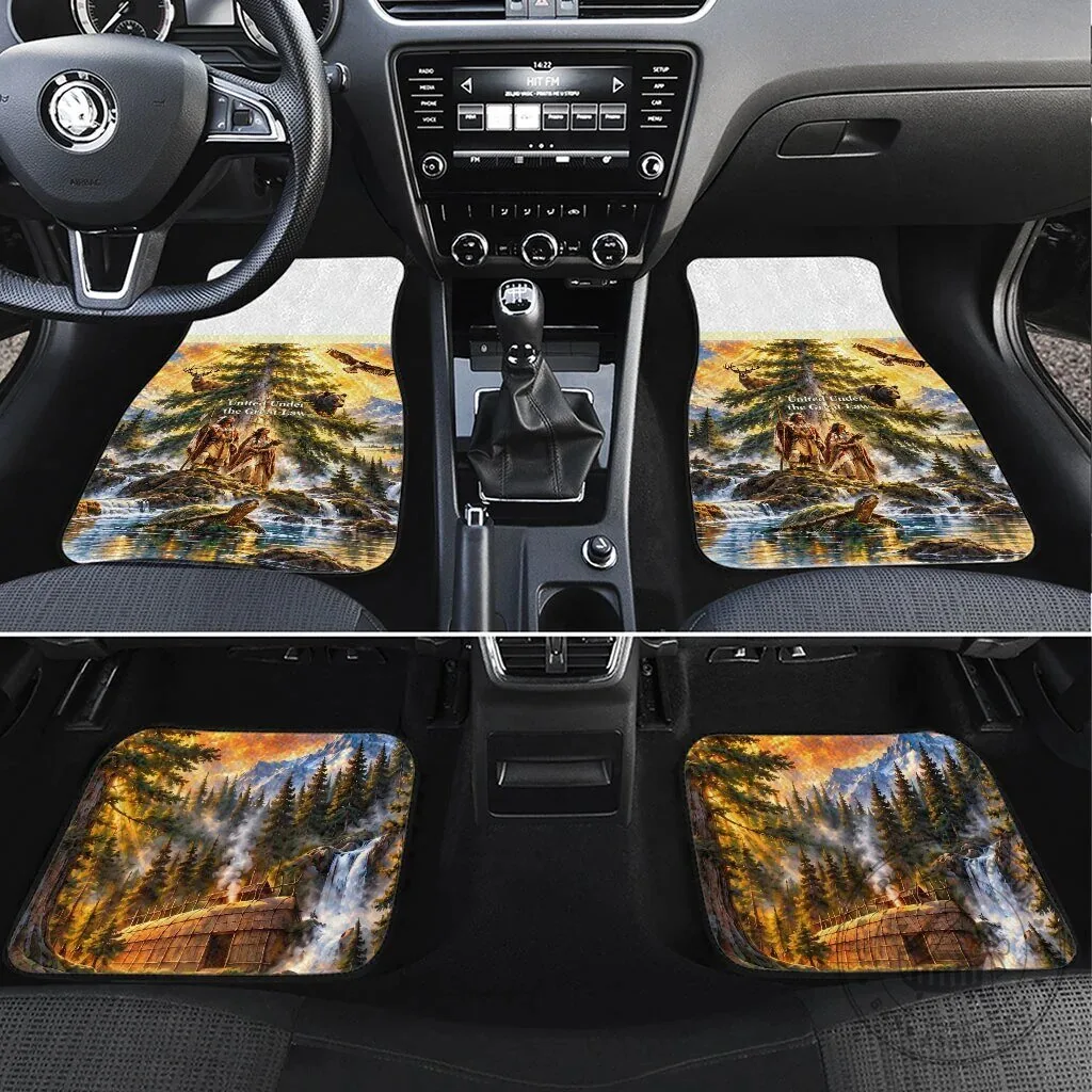 Iroquois We Do Not Inherit The Earth Native American Nature Art Car Mat Set 59 Iroquois We Do Not Inherit The Earth Native American Nature Art Car Mat Set