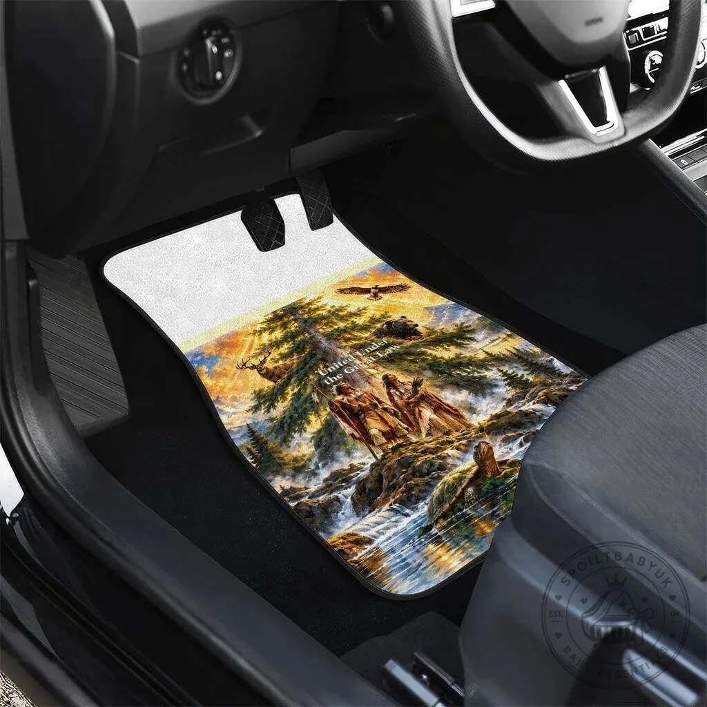 Iroquois We Do Not Inherit The Earth Native American Nature Art Car Mat Set 11 Iroquois We Do Not Inherit The Earth Native American Nature Art Car Mat Set