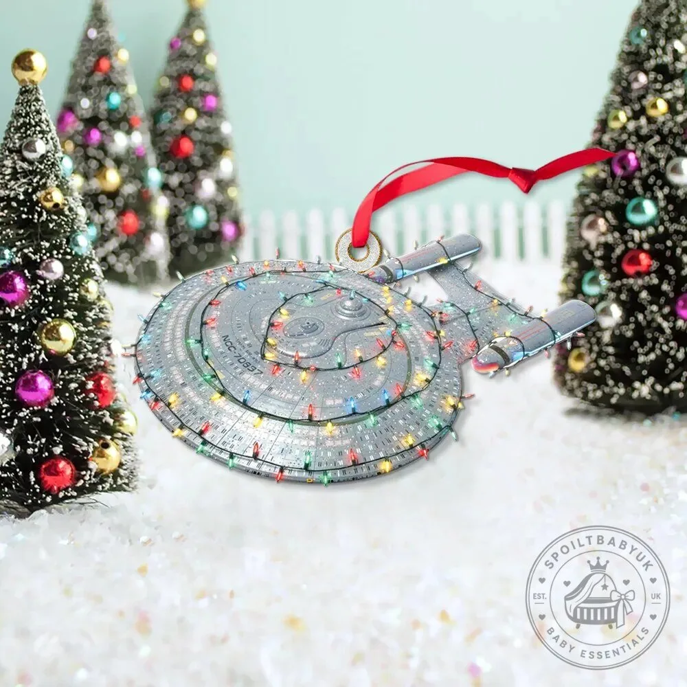 Star Trek USS Galaxy NCC-70637 Christmas Lights Holiday Ornament 10 Star Trek USS Galaxy NCC-70637 Christmas Lights Holiday Ornament