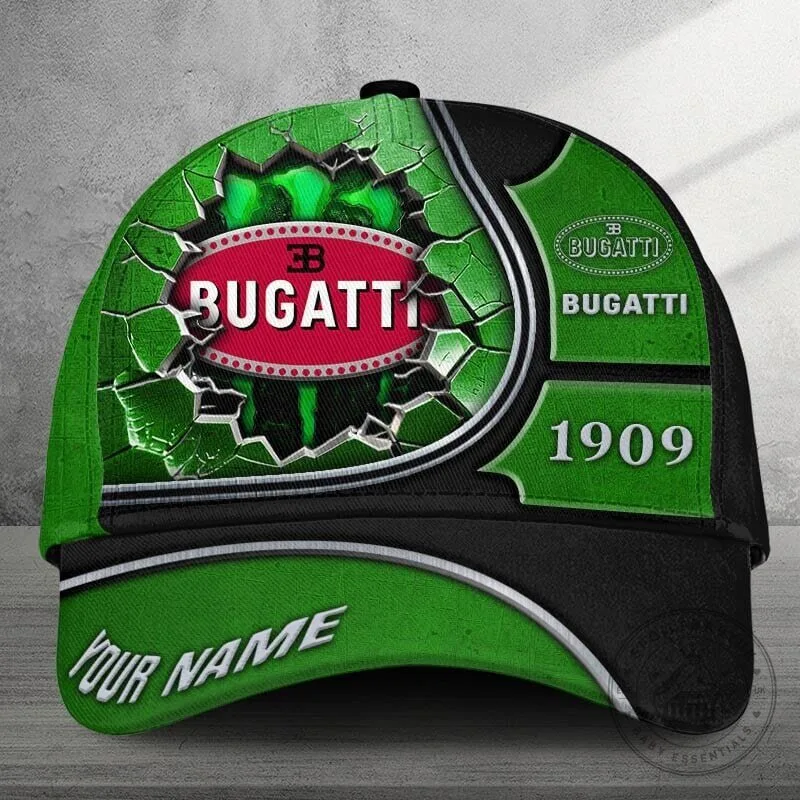 Bugatti Blue Cracked Logo Personalized Baseball Cap Hat 14 Bugatti Blue Cracked Logo Personalized Baseball Cap Hat