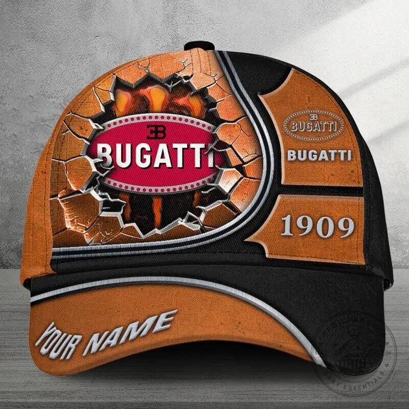 Bugatti Blue Cracked Logo Personalized Baseball Cap Hat 15 Bugatti Blue Cracked Logo Personalized Baseball Cap Hat