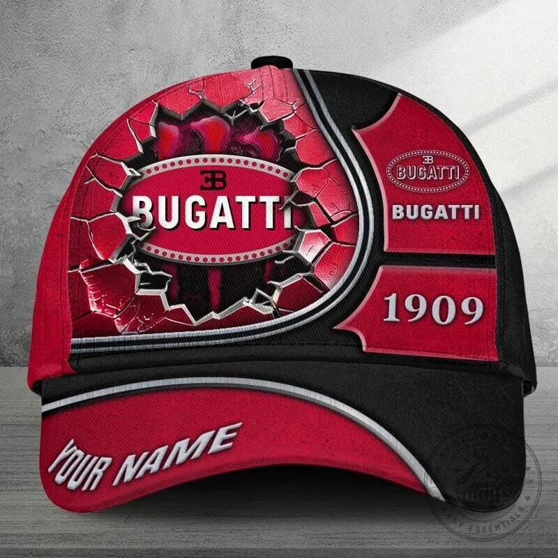 Bugatti Blue Cracked Logo Personalized Baseball Cap Hat 16 Bugatti Blue Cracked Logo Personalized Baseball Cap Hat