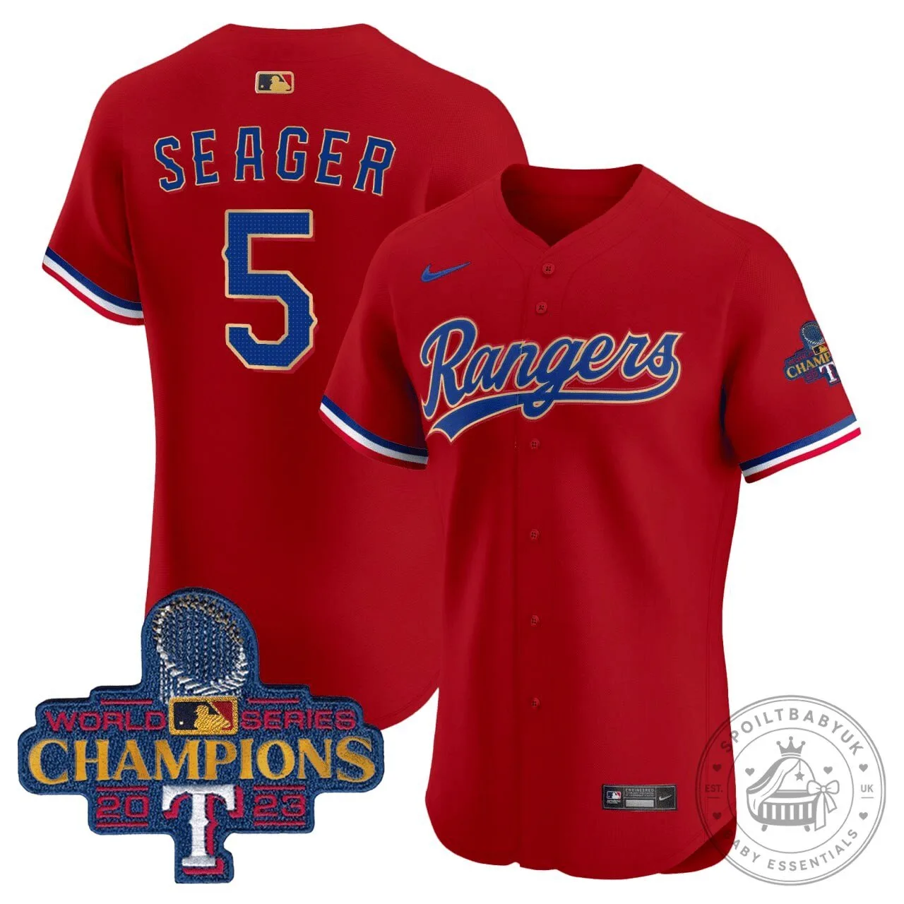 Corey Seager Jersey - 2023 World Series Champions Texas Rangers Baseball Gear 7 Corey Seager Jersey - 2023 World Series Champions Texas Rangers Baseball Gear