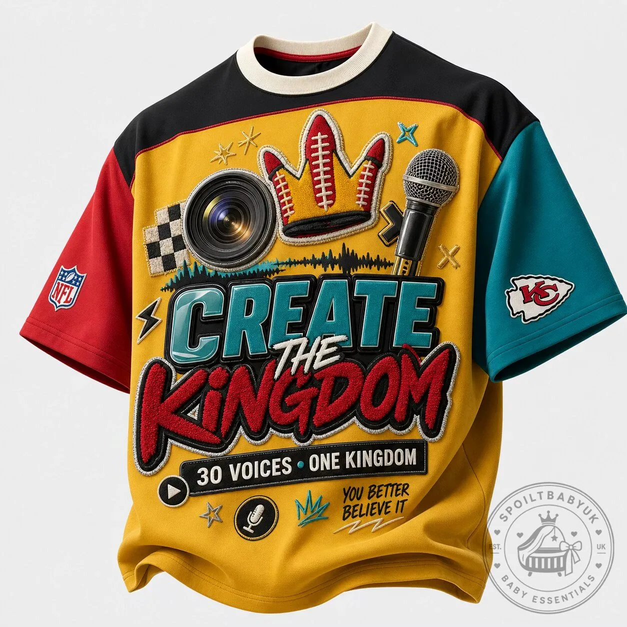 Kansas City Chiefs NFL Create The Kingdom Football Fan T-Shirt