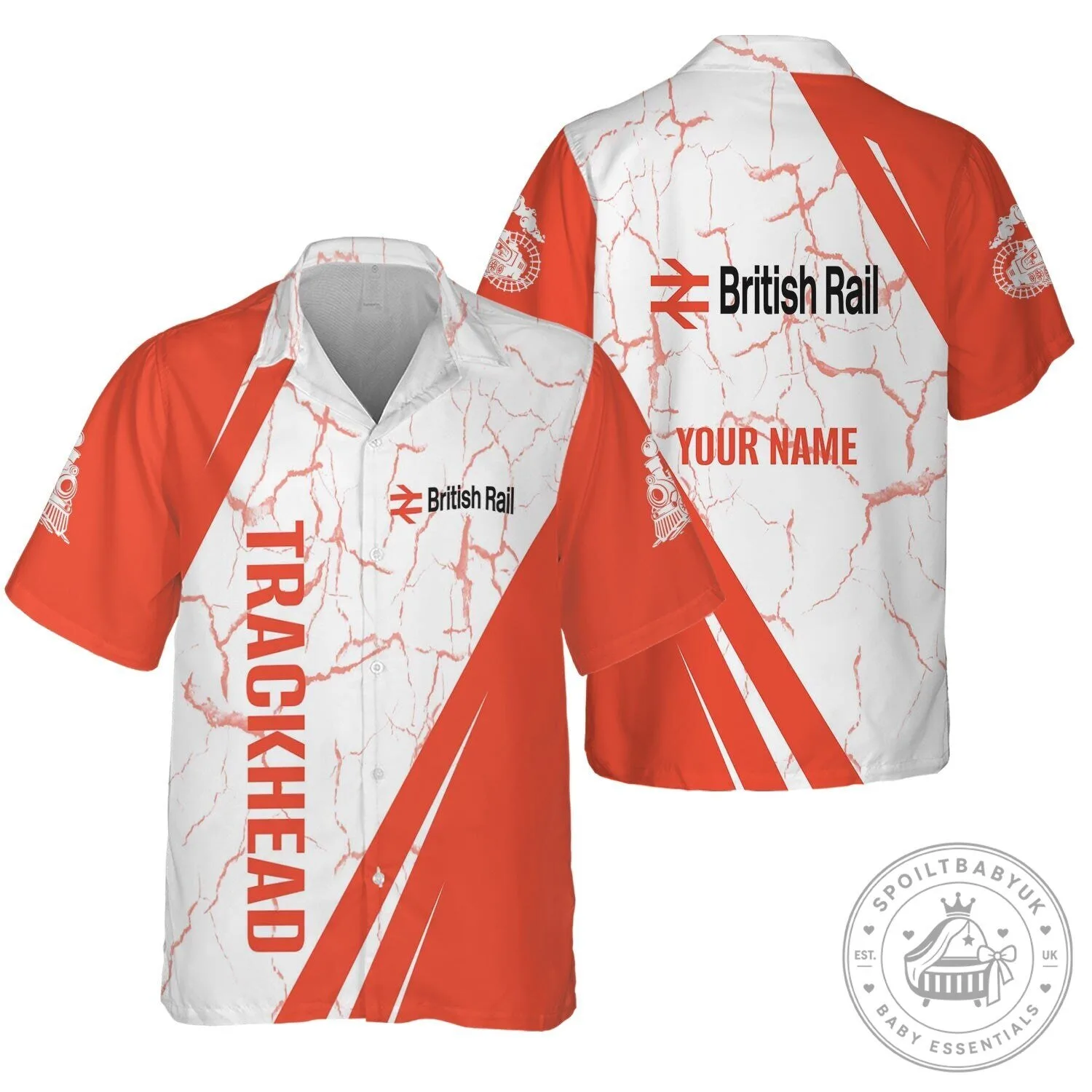 British Rail Trackhead Personalized Hawaiian Shirt