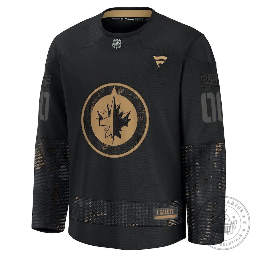 Winnipeg Jets Military Appreciation Black Hockey Jersey
