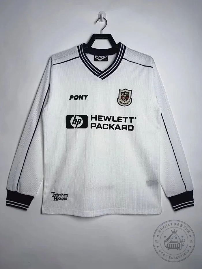 Tottenham Hotspur 1997-1999 Home Retro Long Sleeve Football Jersey 1 Tottenham Hotspur 1997-1999 Home Retro Long Sleeve Football Jersey