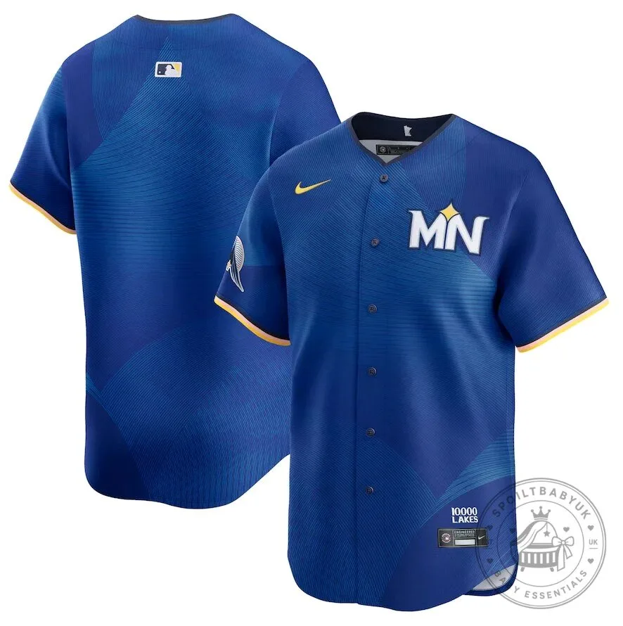 Minnesota Twins City Connect 2024 Baseball Jersey with 10,000 Lakes Design