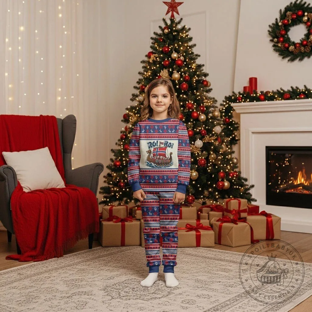 Viking Santa Claus Ro Ro Christmas Pajamas Set 11 Viking Santa Claus Ro Ro Christmas Pajamas Set