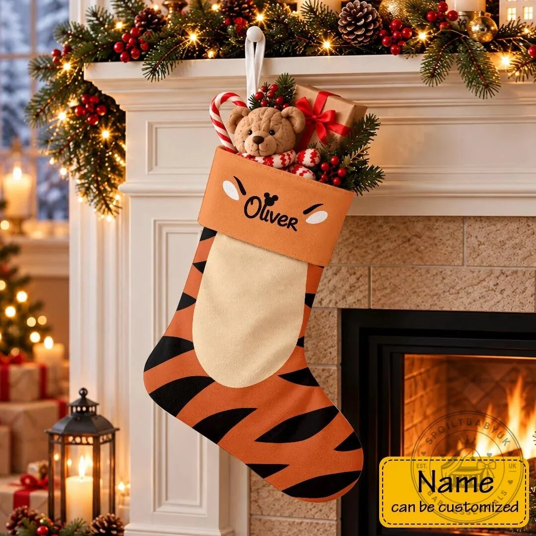 Personalized Tigger Winnie the Pooh Christmas Stocking Holiday Decor