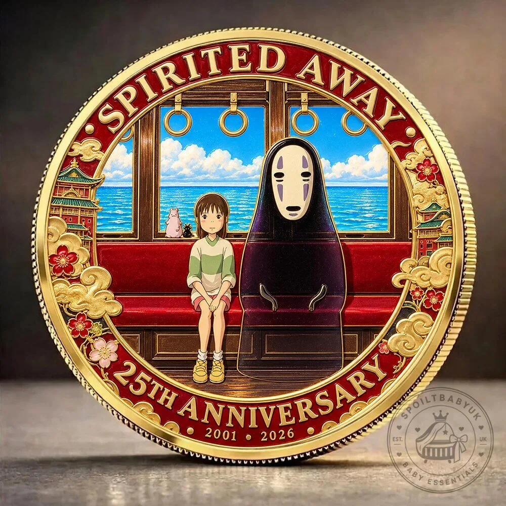 Spirited Away 25th Anniversary Chihiro and No-Face Commemorative Coin 1 Spirited Away 25th Anniversary Chihiro and No-Face Commemorative Coin