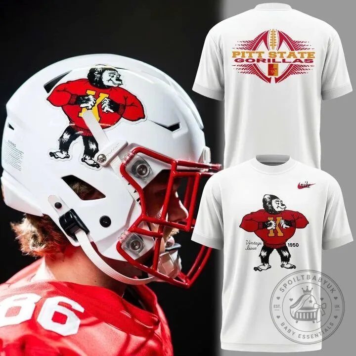 Pittsburg State Gorillas Vintage Football T-Shirt