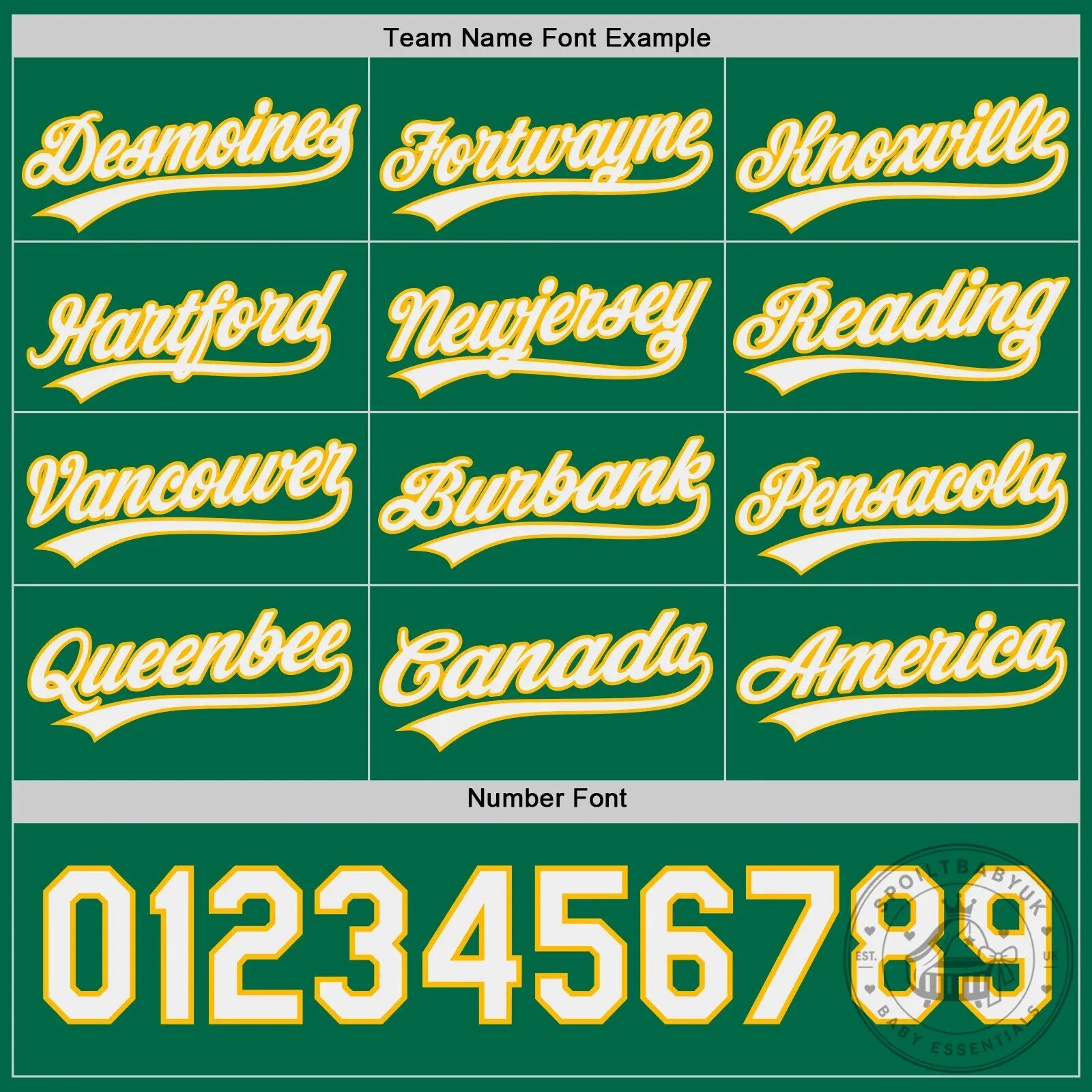 Custom Kelly Green Gold White Reversible Baseball Jersey 16 Custom Kelly Green Gold White Reversible Baseball Jersey