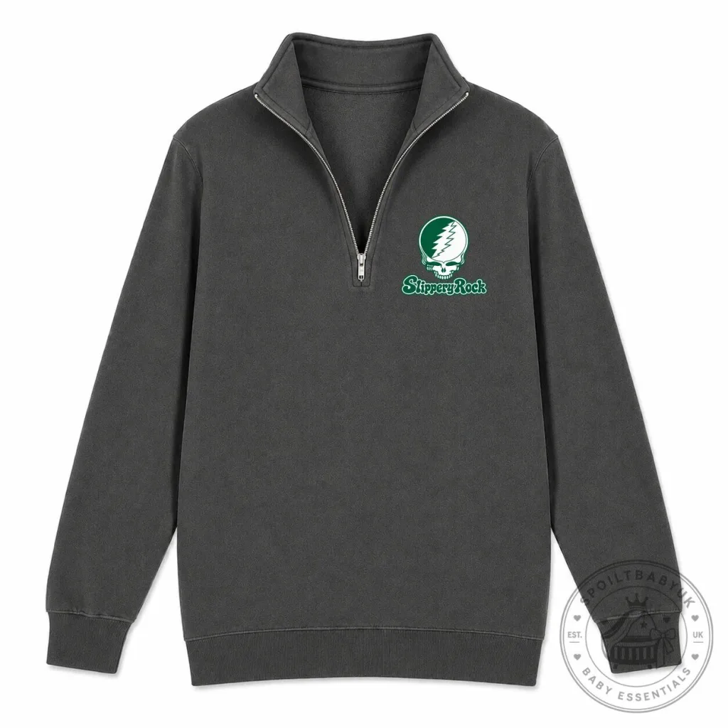 Slippery Rock University Grateful Dead Stealie Quarter-Zip Sweatshirt Slippery Rock University Grateful Dead Stealie Quarter-Zip Sweatshirt