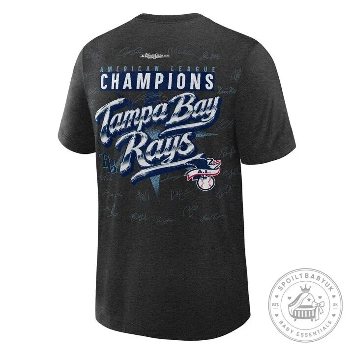 Tampa Bay Rays American League Champions 2026 Locker Room T-Shirt 7 Tampa Bay Rays American League Champions 2026 Locker Room T-Shirt