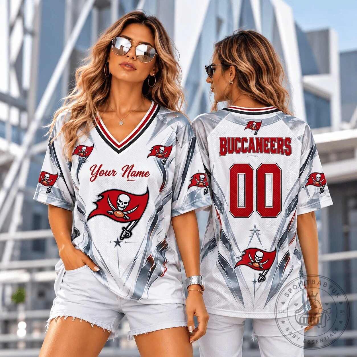 Tampa Bay Buccaneers Personalized Name and Number Football Jersey