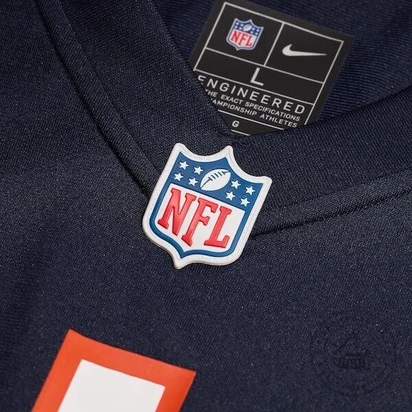 Caleb Williams Chicago Bears Navy Blue Football Jersey Number 18 21 Caleb Williams Chicago Bears Navy Blue Football Jersey Number 18