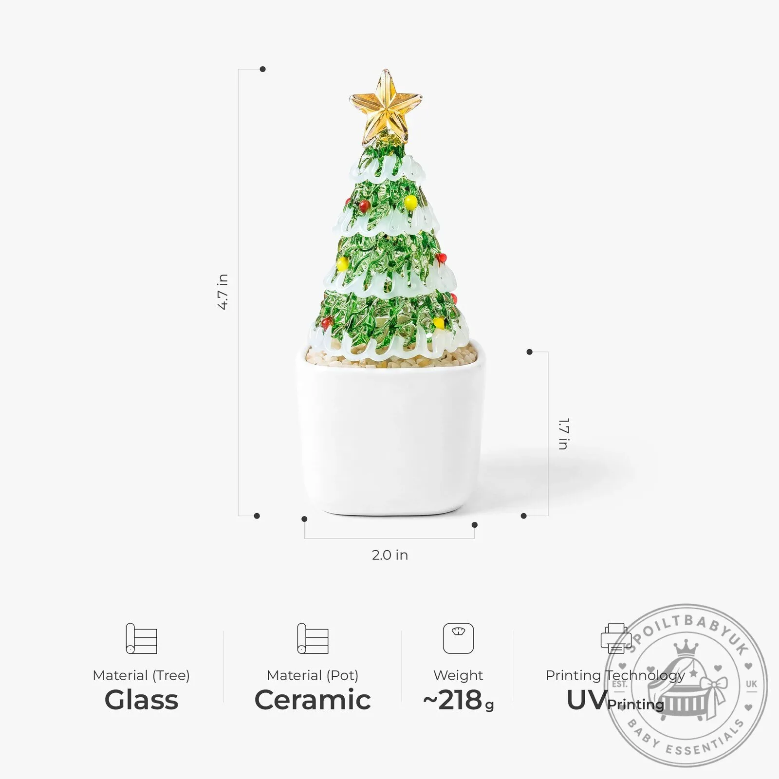 Personalized Christmas Tree Glass Potted Decoration for Teacher Appreciation Gift 7 Personalized Christmas Tree Glass Potted Decoration for Teacher Appreciation Gift