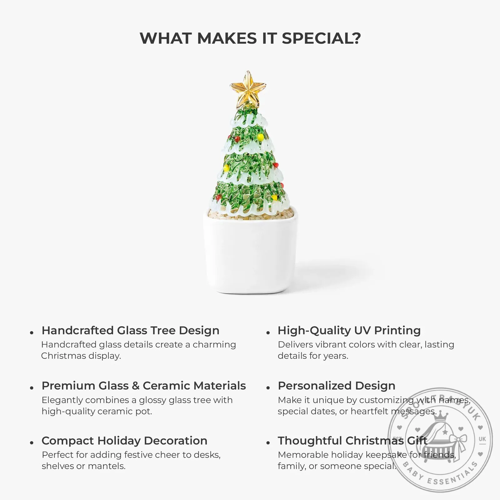 Personalized Christmas Tree Glass Potted Decoration for Teacher Appreciation Gift 9 Personalized Christmas Tree Glass Potted Decoration for Teacher Appreciation Gift