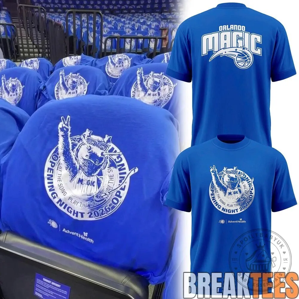 Orlando Magic Opening Night 2026 Play The Song Graphic Blue T-Shirt 7 Orlando Magic Opening Night 2026 Play The Song Graphic Blue T-Shirt