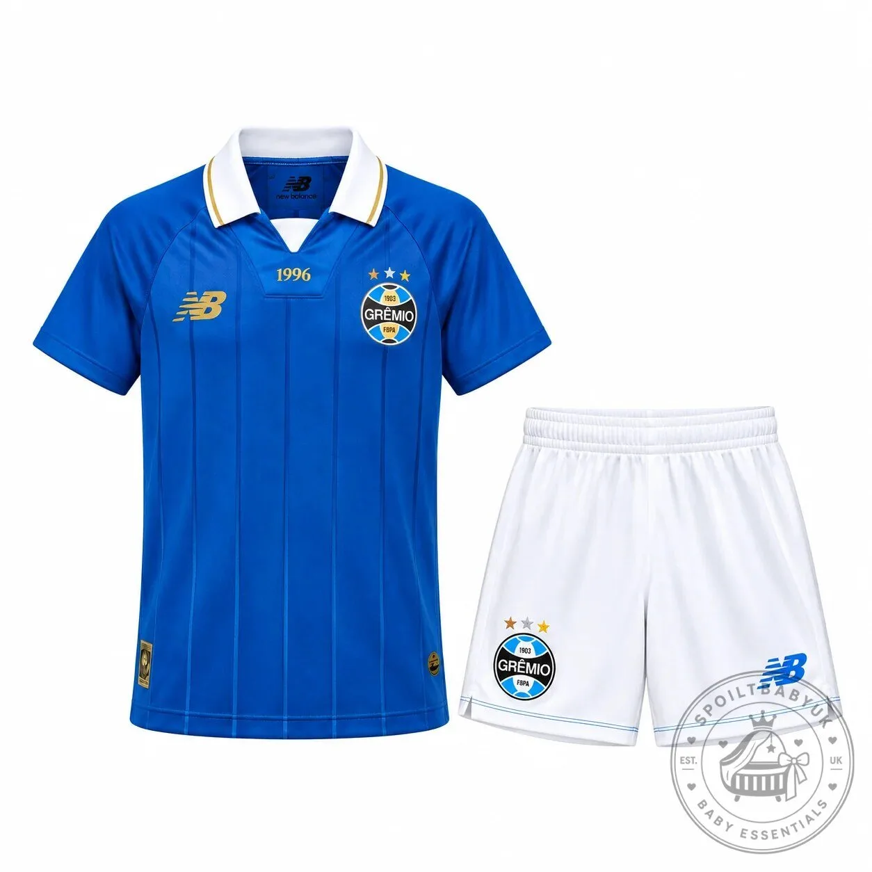 Grêmio Foot-Ball Porto Alegrense 1996 Third Kit Kids Football Jersey 6 Grêmio Foot-Ball Porto Alegrense 1996 Third Kit Kids Football Jersey