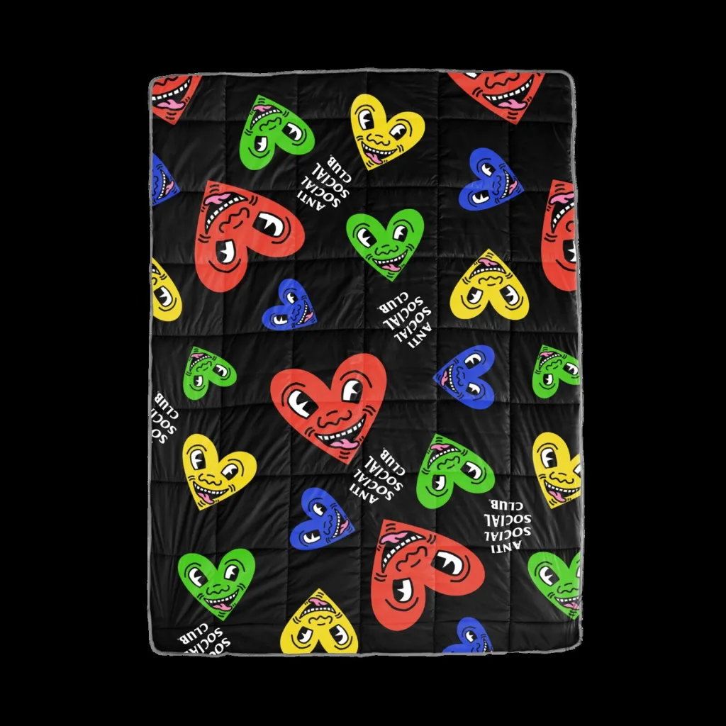 Anti Social Social Club Keith Haring Love Blanket Anti Social Social Club Keith Haring Love Blanket
