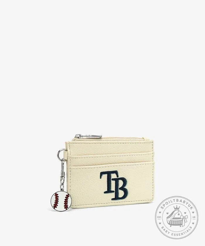Tampa Bay Rays Baseball Team Card Holder Wallet with Wristlet and Baseball Charm 7 Tampa Bay Rays Baseball Team Card Holder Wallet with Wristlet and Baseball Charm