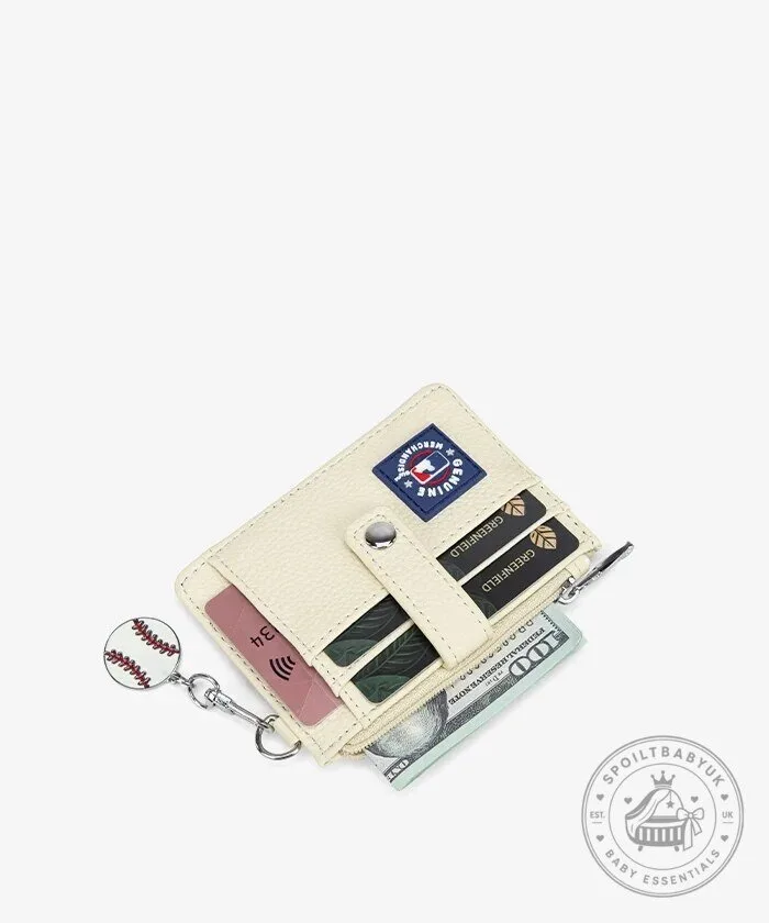 Tampa Bay Rays Baseball Team Card Holder Wallet with Wristlet and Baseball Charm 10 Tampa Bay Rays Baseball Team Card Holder Wallet with Wristlet and Baseball Charm