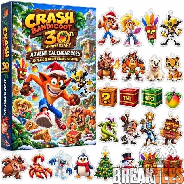 Crash Bandicoot 30th Anniversary Wumpa Island Adventures Advent Calendar 2026 2D 1 Crash Bandicoot 30th Anniversary Wumpa Island Adventures Advent Calendar 2026 2D