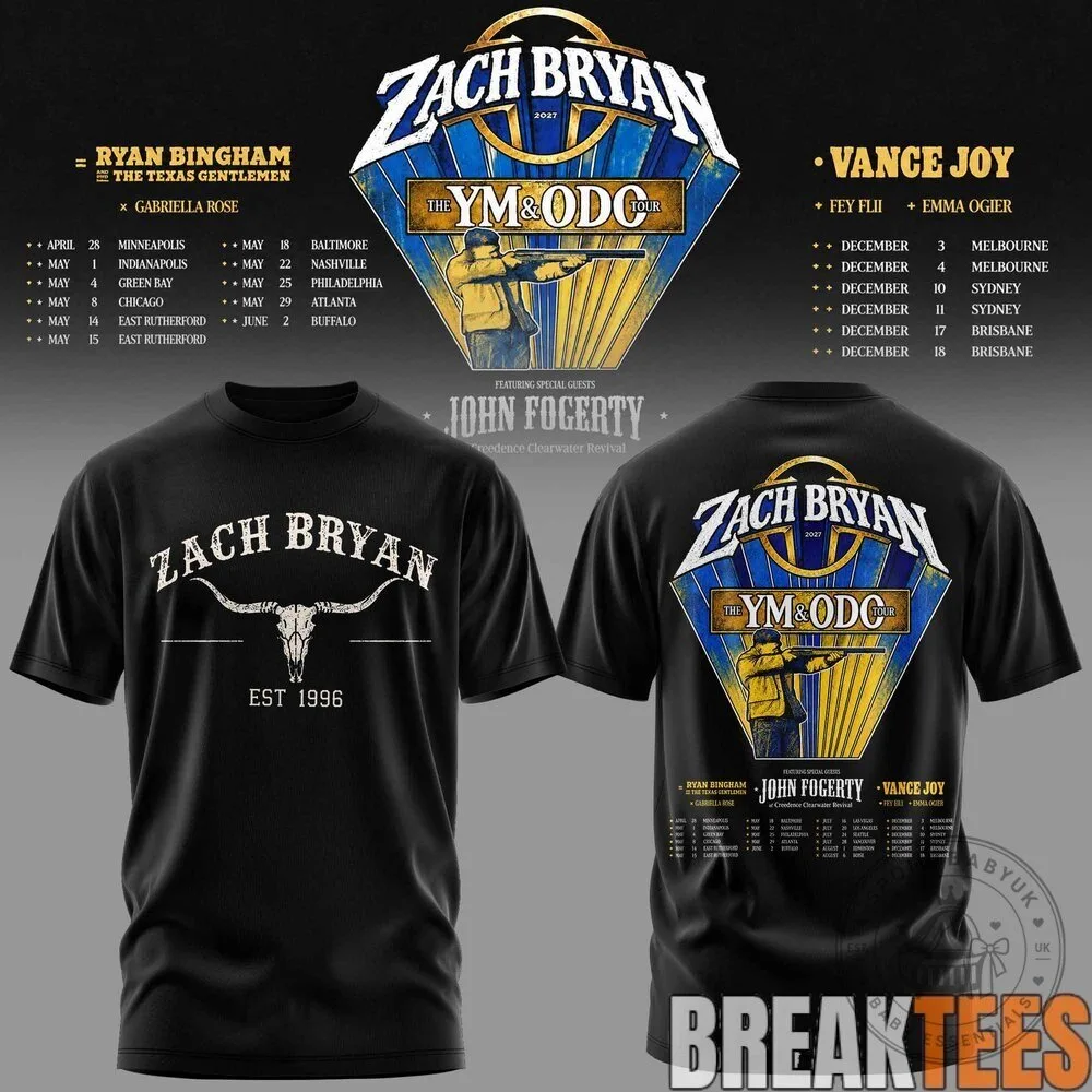 Zach Bryan 2027 Young Manhood and Other Donatable Organs Tour T-Shirt 8 Zach Bryan 2027 Young Manhood and Other Donatable Organs Tour T-Shirt