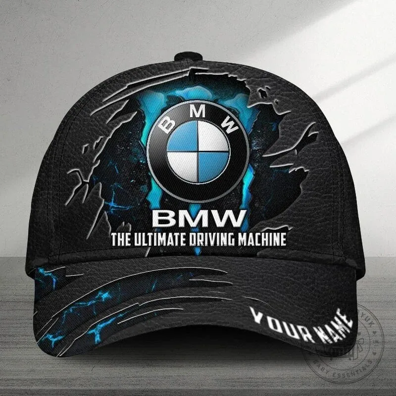 Custom Name Baseball Cap Hat in Black - BMW The Ultimate Driving Machine Edition 5 Custom Name Baseball Cap Hat in Black - BMW The Ultimate Driving Machine Edition