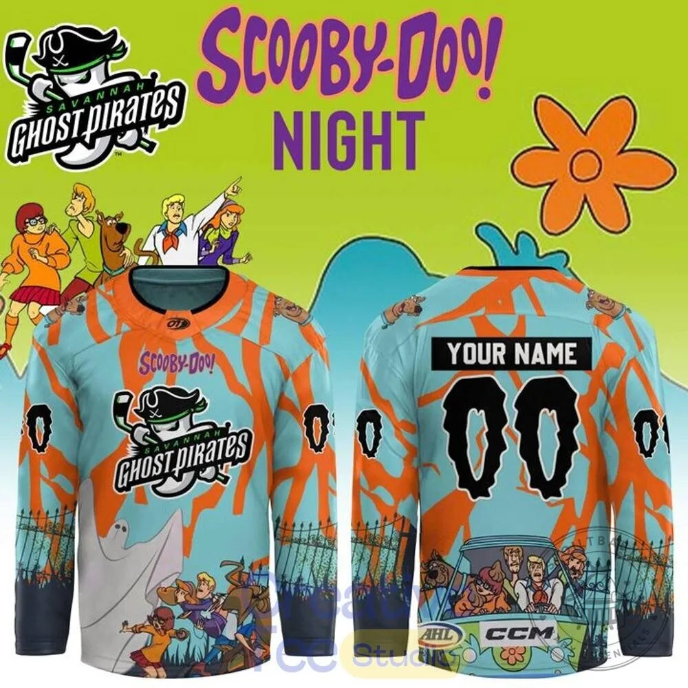 Savannah Ghost Pirates Scooby Doo Night Hockey Jersey