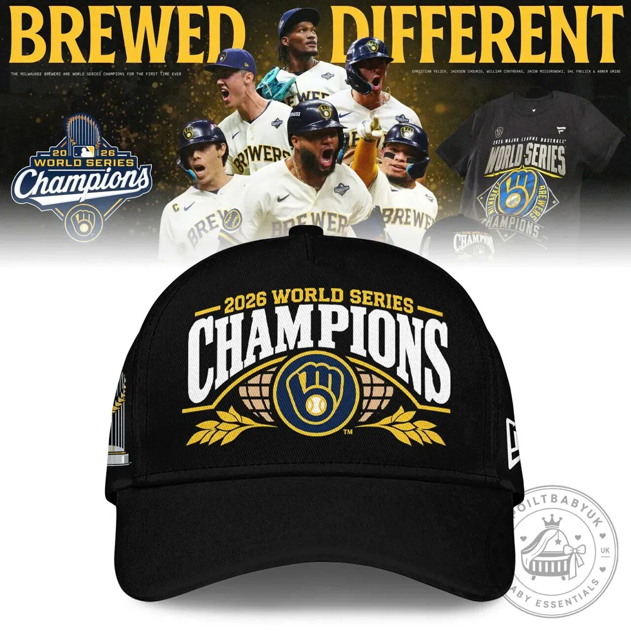 Milwaukee Brewers T-Shirt for Fans Celebrating 2026 World Series Championship 5 Milwaukee Brewers T-Shirt for Fans Celebrating 2026 World Series Championship